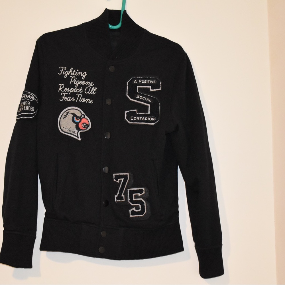 Black Varsity Jacket